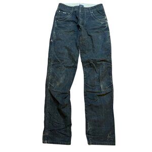 Kuhl Mens THE LAW Rugged Outdoor Work Pants 30x36 Brown Cotton Blend Durable Des